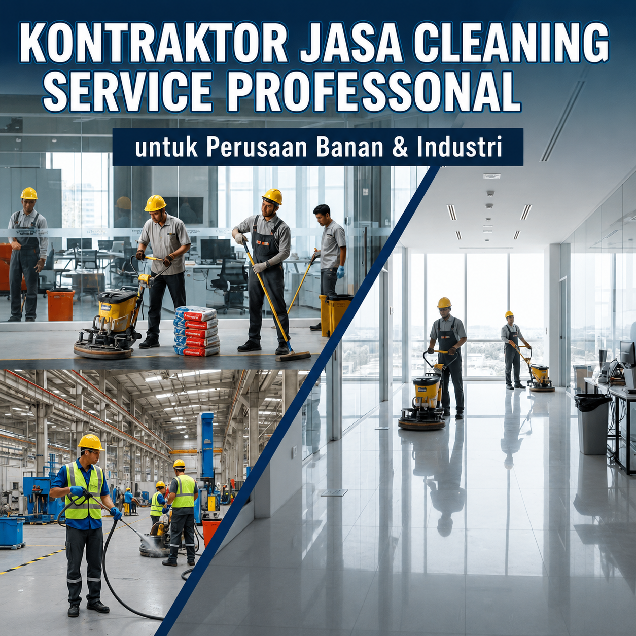 Thumbnail Kontraktor Jasa Cleaning Service Profesional untuk Perusahaan & Industri